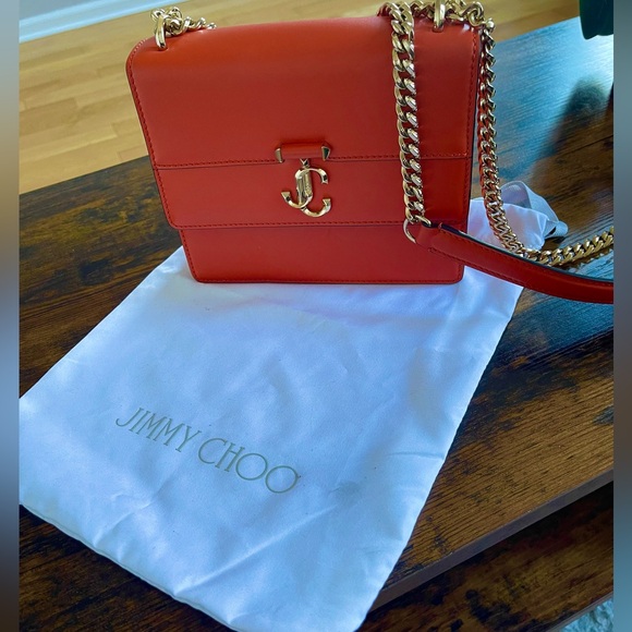 Jimmy Choo Avenue Quad Leather Shoulder bag - Picture 3 of 9